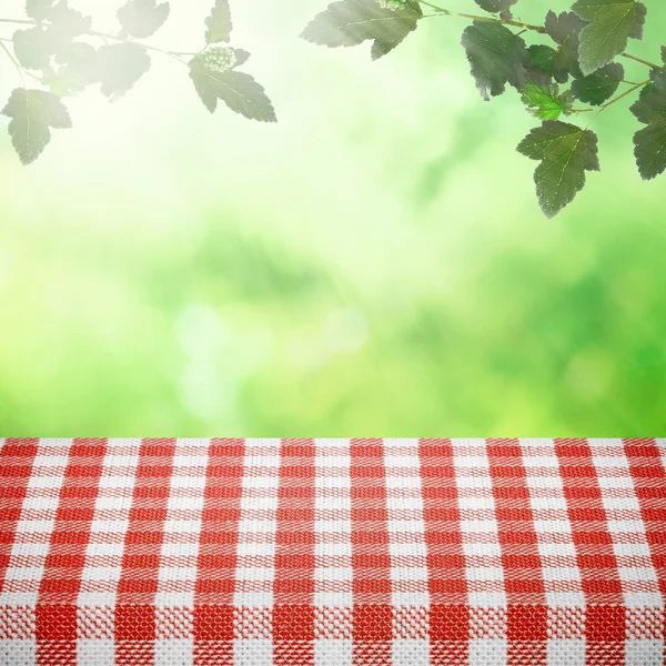 Table on nature — Stock Photo, Image