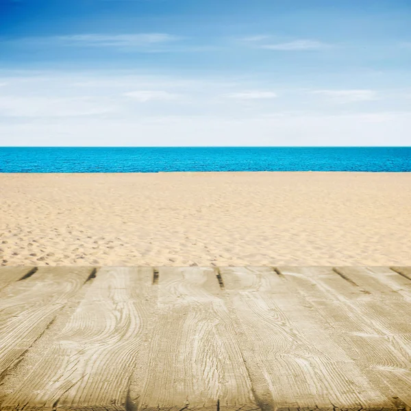 Tropischer Strand mit Pfad — Stockfoto