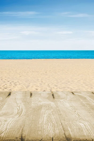 Spiaggia tropicale con sentiero — Foto Stock