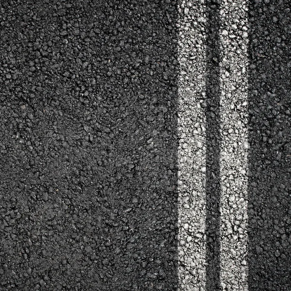 Asphalt texture with lines — Stock Photo, Image