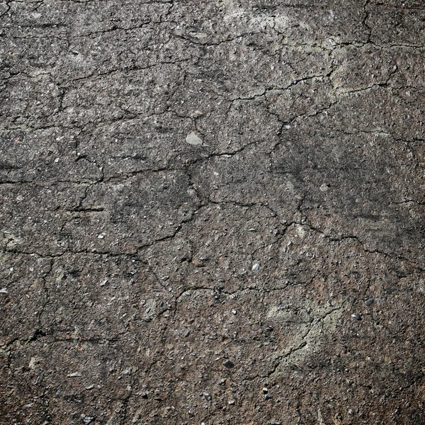 Old asphalt industrial road — Stock Photo, Image