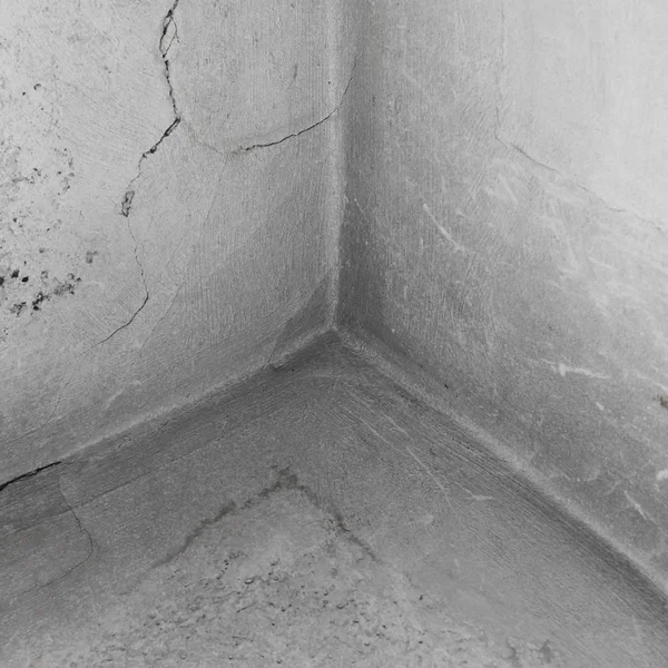 Cement grey wall corner