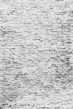 Beyaz tuğla duvar