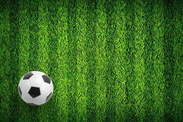 Football or soccer field — Stock Photo, Image