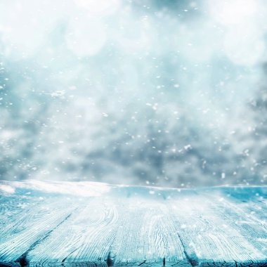 Hava kışın kar yağışı