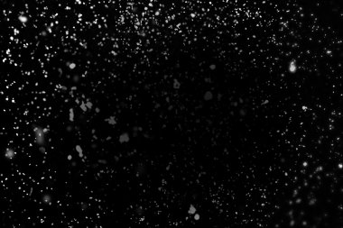 Gökyüzünde kar toz