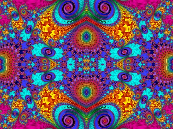 Fabuloso patrón multicolor. Puedes usarlo para invitaciones, n —  Fotos de Stock