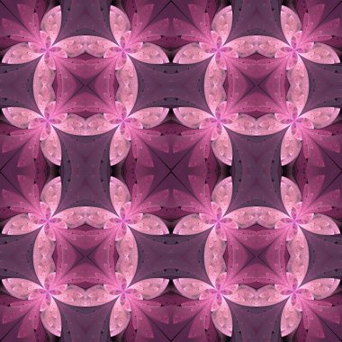 Vitray pencere stili güzel simetrik desen. PIN