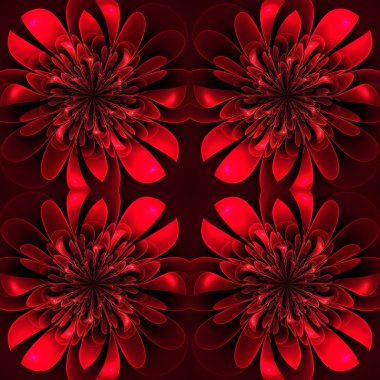 Muhteşem sorunsuz çiçek deseni. Yaratıcı tasarım, sanat bir