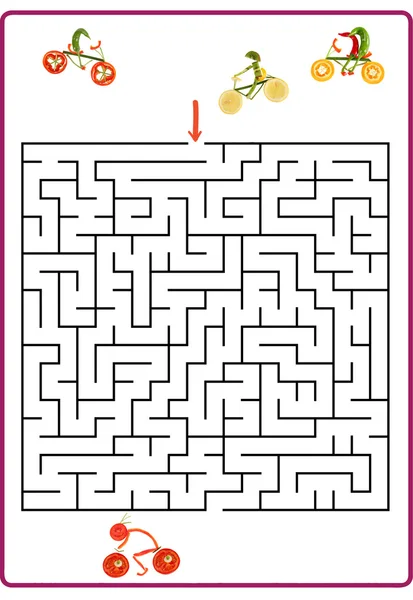 Funny maze game for Preschool Children. — Stock Photo, Image