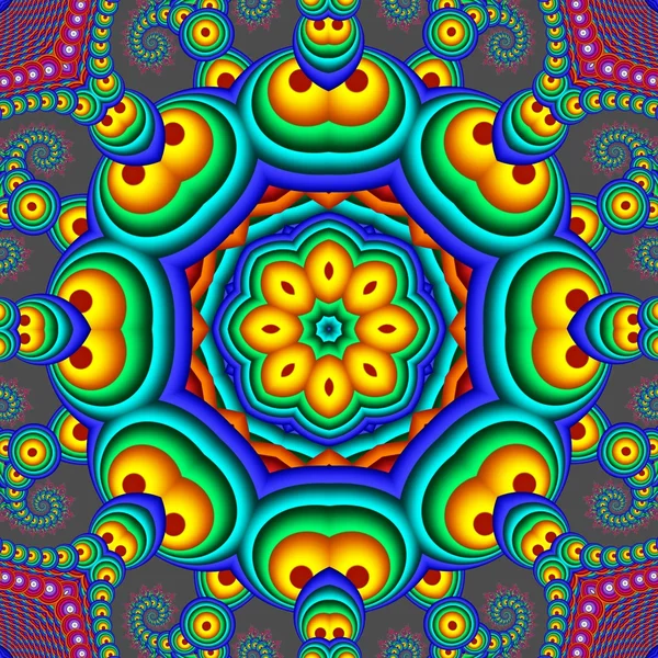 Bunte abstrakte Mandala Hintergrund. Sie können es für Einladungen verwenden — Stockfoto