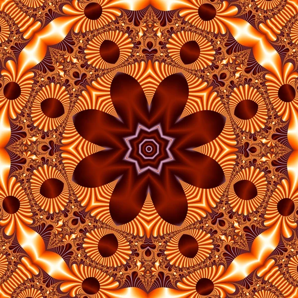 Fabulous mandala pattern for background. Collection - Magical Sa — Stok fotoğraf