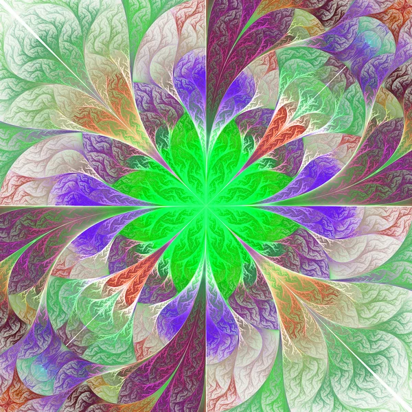 Mooie fractale bloem. Ontwerp-element. Artwork voor creativ — Stockfoto