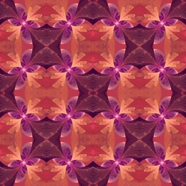 Vitray pencere stili güzel simetrik desen. PIN