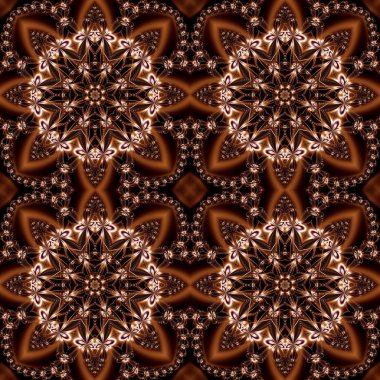 Çiçek daire süsleme ile Seamless modeli. Sen-ebilmek kullanma o için