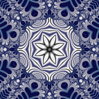 Arka plan için muhteşem simetrik mandala deseni. Koleksiyon 