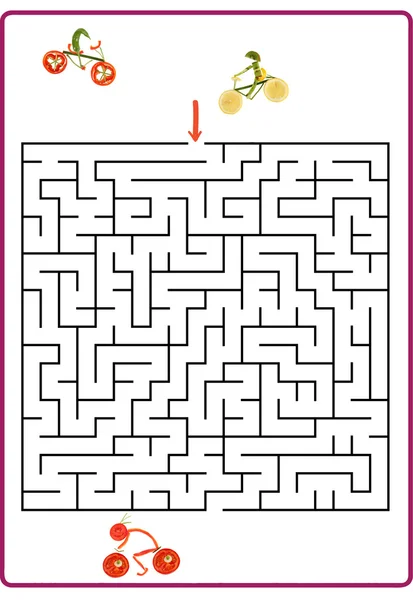 Funny maze game for Preschool Children. — Stock Photo, Image