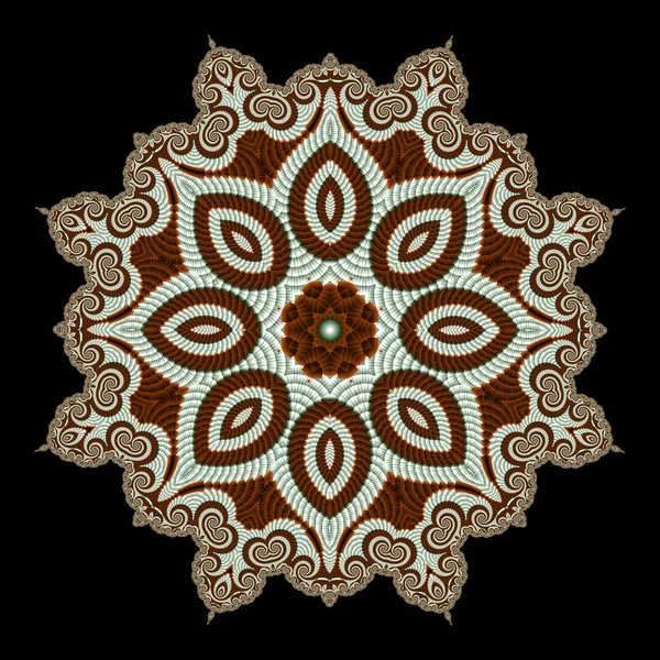 Abstrakcyjne ażowe tło z ornamentem okręgu. Można użyć — Zdjęcie stockowe