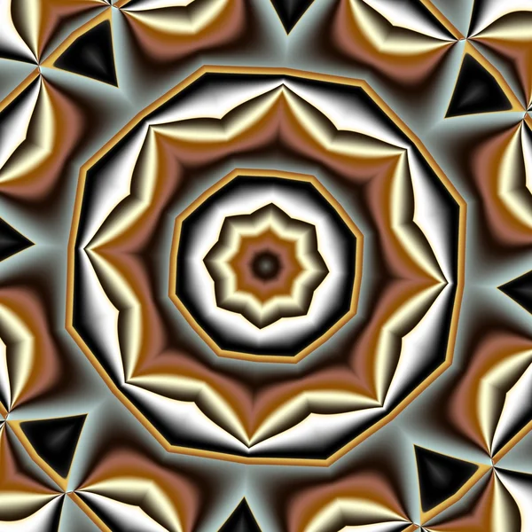 Fondo abstracto con círculo y ornamento geométrico. Tú puedes. — Foto de Stock