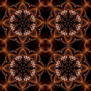 Çiçek daire süsleme ile Seamless modeli. Sen-ebilmek kullanma o için