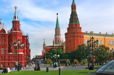 Moskova, Rusya - 24 Mayıs 2015: Devlet Tarihi Müzesi, Ru