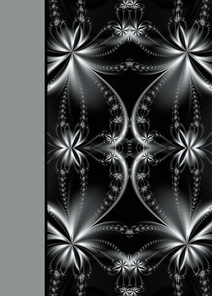 A virág díszítő notebook cover design — Stock Fotó