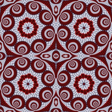 Daire süsü ile soyut sorunsuz openwork arka plan. Sen