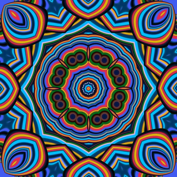 Colorful abstract mandala background. You can use it for invitat — Stock Photo, Image