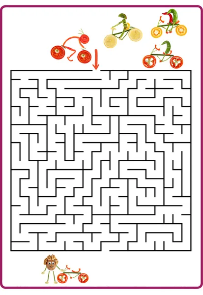 Funny maze game for Preschool Children. — Stock Photo, Image