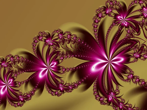 Flower fractal pattern. You can use it for invitations, notebook