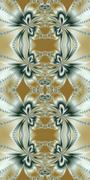 Patrón fractal de flor. Se puede utilizar para invitaciones, cuaderno —  Fotos de Stock