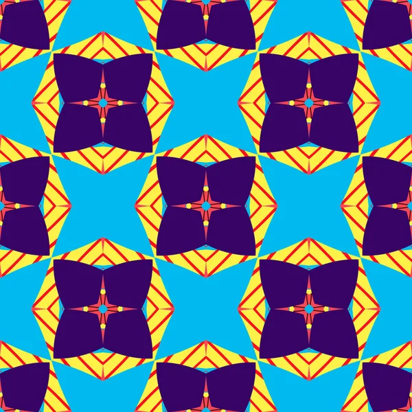 Naadloos Abstract Geometrisch Bloemmotief Geweldig Voor Mode Ontwerp Interieur Sieraad — Stockfoto