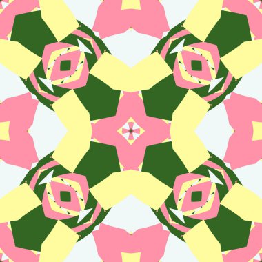 Basit trend simetrik geometrik desen. Moda tasarımı ve ev dekorasyonu için harika. Tekstil, seramik fayanslar, goblen, halı, battaniye, yatak örtüsü, kumaş, duvar kağıtları için şablon.