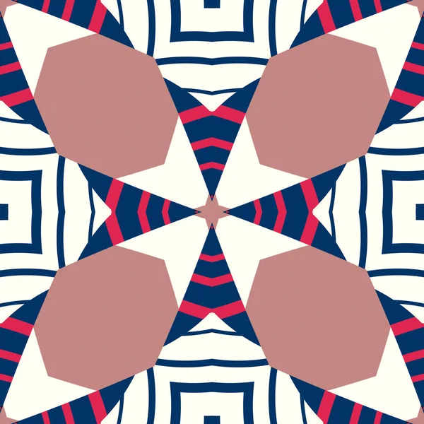Enkelt Trendigt Symmetriskt Geometriskt Mönster Perfekt För Modedesign Och Husinredning — Stockfoto