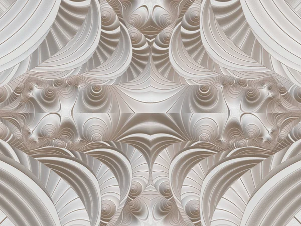 Patrón Fractal Estilo Bajorrelieve Estuco Una Pared Piedra Gris — Foto de Stock