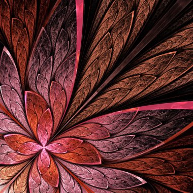 Güzel fraktal çiçek ya da vitray pencere şeklinde kelebek. Davetiyeler, defter kapakları, telefon kılıfı, kartpostallar, duvar kağıtları gibi şeyler için kullanabilirsiniz..