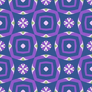 Kusursuz soyut geometrik çiçek deseni. Moda tasarımı ve ev dekorasyonu için harika. Duvar halısı, battaniye, yatak örtüsü, kumaş, seramik fayanslar, duvar kağıtları için süs..