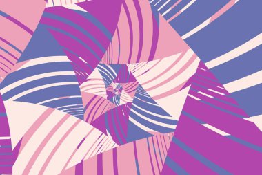 Soyut düz geometrik ve eğri çok renkli arkaplan. Retro tarzı. Web sayfası, tebrik kartı ve poster tasarımı için şablon.
