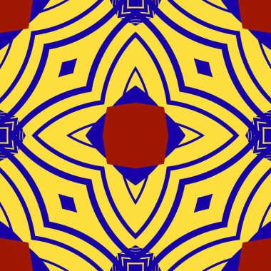 Basit trend simetrik geometrik desen. Moda tasarımı ve ev dekorasyonu için harika. Tekstil, seramik fayanslar, goblen, halı, battaniye, yatak örtüsü, kumaş, duvar kağıtları için şablon.