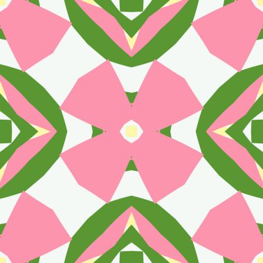 Basit trend simetrik geometrik desen. Moda tasarımı ve ev dekorasyonu için harika. Tekstil, seramik fayanslar, goblen, halı, battaniye, yatak örtüsü, kumaş, duvar kağıtları için şablon.