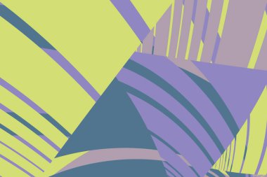 Soyut düz geometrik ve eğri çok renkli arkaplan. Retro tarzı. Web sayfası, tebrik kartı ve poster tasarımı için şablon.