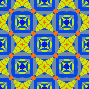 Kusursuz soyut geometrik çiçek deseni. Moda tasarımı ve ev dekorasyonu için harika. Duvar halısı, battaniye, yatak örtüsü, kumaş, seramik fayanslar, duvar kağıtları için süs..