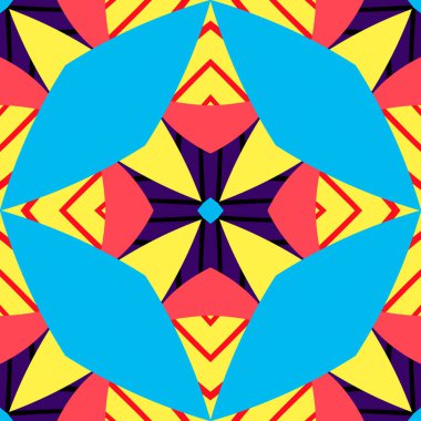 Basit trend simetrik geometrik desen. Moda tasarımı ve ev dekorasyonu için harika. Tekstil, seramik fayanslar, goblen, halı, battaniye, yatak örtüsü, kumaş, duvar kağıtları için şablon.