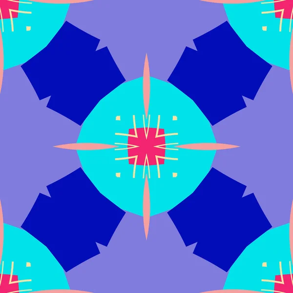 Eenvoudig Trendy Symmetrisch Geometrisch Patroon Geweldig Voor Mode Ontwerp Interieur — Stockfoto