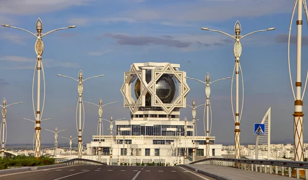 Ashgabat Turkmenistan Maja 2019 Widok Pałac Weselny Jeden Głównych Nowoczesnych — Zdjęcie stockowe