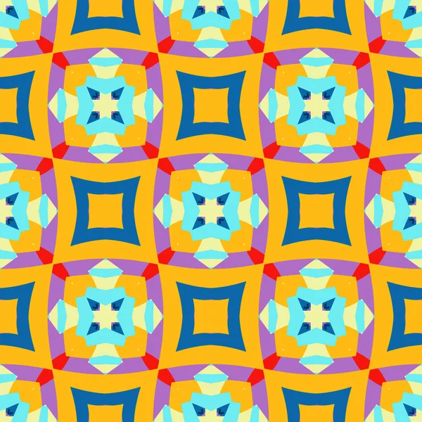 Bezproblemowy Abstrakcyjny Geometryczny Wzór Kwiatowy Świetne Projektowania Mody Wnętrz Domu — Zdjęcie stockowe