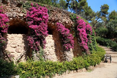 Park guell tarafından antoni gaudi, Barselona, İspanya