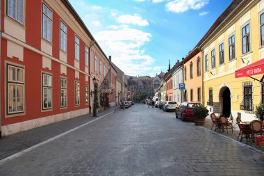 Budapeşte, Macaristan, 27 Haziran 2014. tipik kentsel bakmak. picturesq