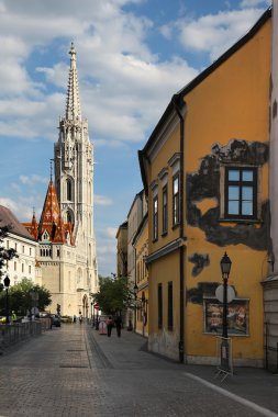 Budapeşte - 27 Haziran: Castle Distri kilisede Matthias görünümüne