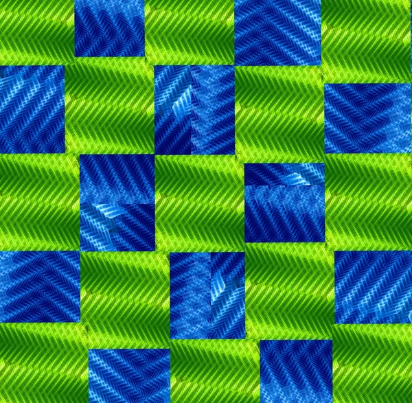 녹색 및 파랑에서 기하학적 인 스타일에 추상적인 배경. comput — 스톡 사진